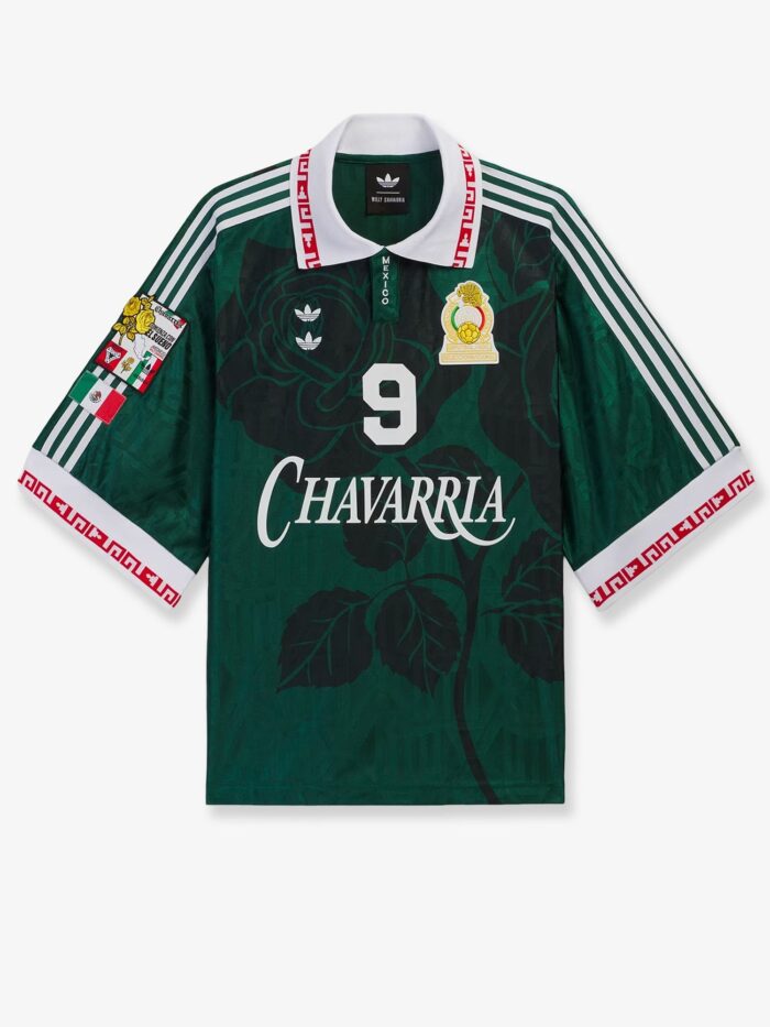 adidas x willy chavarria polo soccer mexico oversize ADIDAS X WILLY CHAVARRIA Polo Soccer Mexico Oversize
