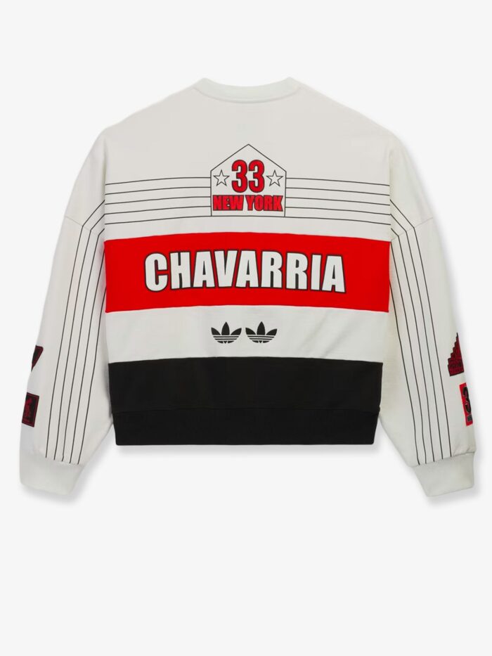 ADIDAS X WILLY CHAVARRIA WC NY Ball Crew Cotton Sweatshirt