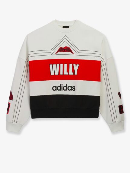 ADIDAS X WILLY CHAVARRIA WC NY Ball Crew Cotton Sweatshirt