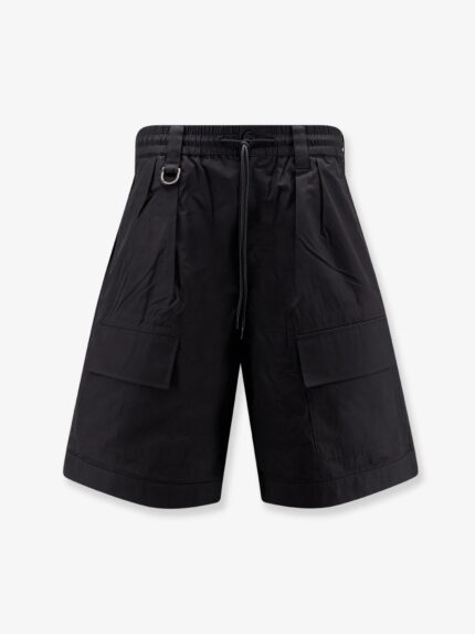 ADIDAS Y-3 Cotton Blend Cargo Bermuda Shorts