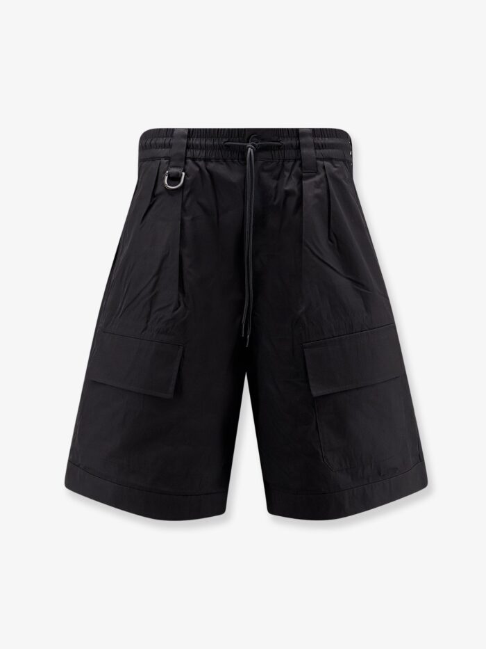 ADIDAS Y-3 Cotton Blend Cargo Bermuda Shorts