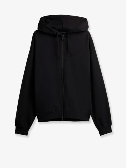 ADIDAS Y-3 Fl Zip Hoodie Cotton Blend Sweatshirt