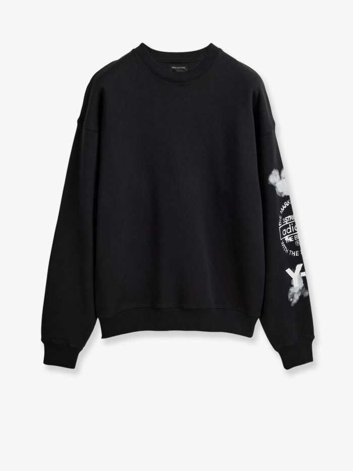ADIDAS Y-3 Gfx Crew Cotton Sweatshirt
