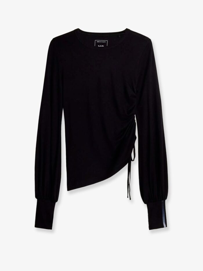 adidas y 3 wool t shirt with iconic detail ADIDAS Y-3 Wool T-shirt With Iconic Detail