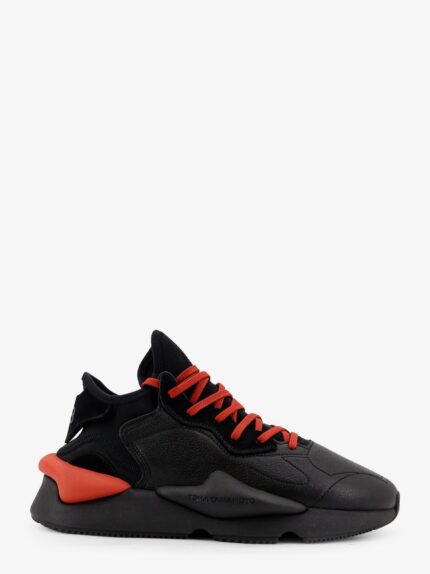 ADIDAS Y-3 Y-3 Kaiwa Leather And Neoprene Sneakers