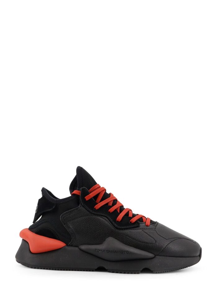 ADIDAS Y-3 Y-3 Kaiwa Leather And Neoprene Sneakers