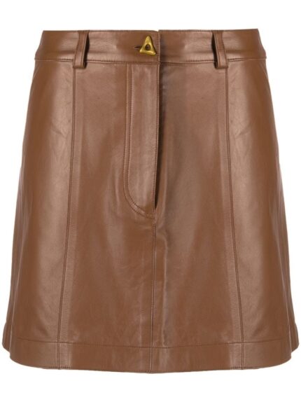 AERON Leather Mini-skirt