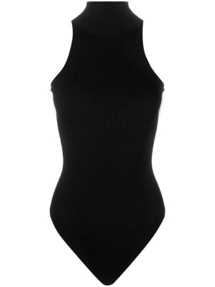 AERON Ribbed Sleeveless Bodysuit