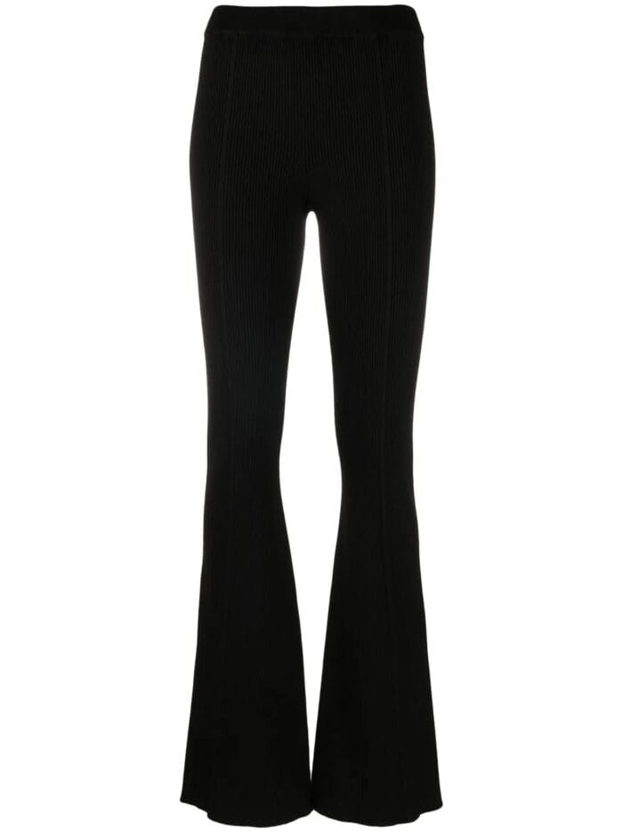 AERON Ribbed Slit Front Leggings