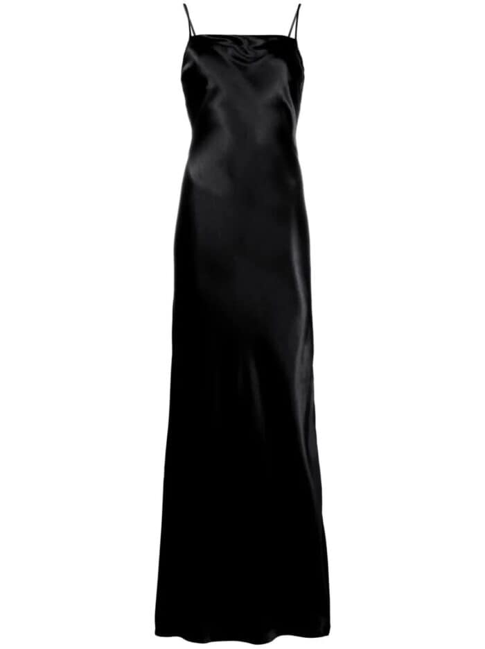 AERON Satin Evening Dress