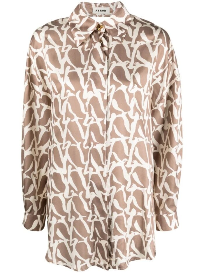 AERON Silk Print Shirt