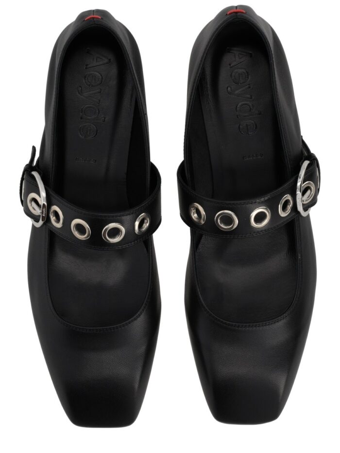 AEYDE "UMA MARY-JANE" SHOE WITH EYELETS