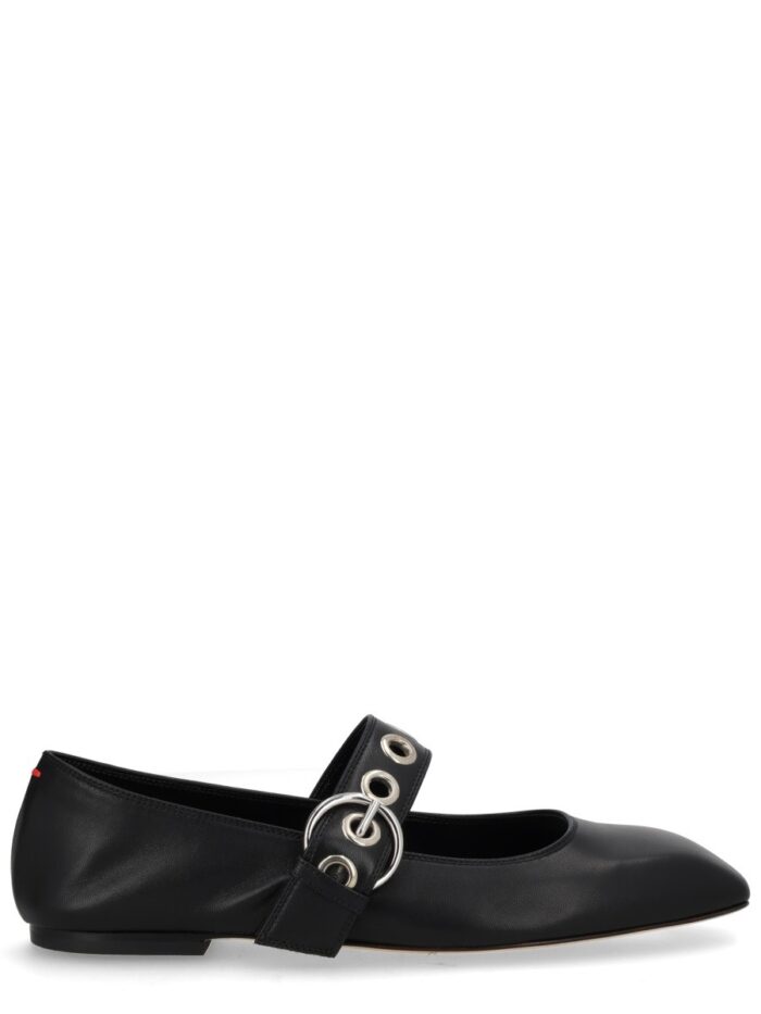 AEYDE "UMA MARY-JANE" SHOE WITH EYELETS