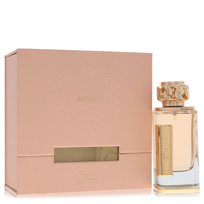 Afnan Lynked Forever Gold By Afnan - Eau De Parfum Spray 3.4 Oz - Image 1