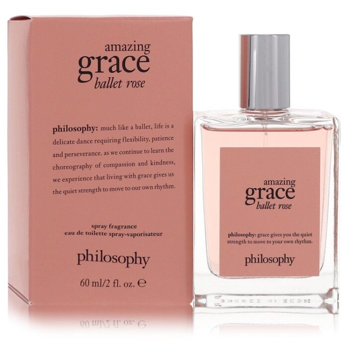 amazing grace ballet rose by philosophy eau de toilette spray 2 oz Amazing Grace Ballet Rose By Philosophy - Eau De Toilette Spray 2 Oz - Image 1