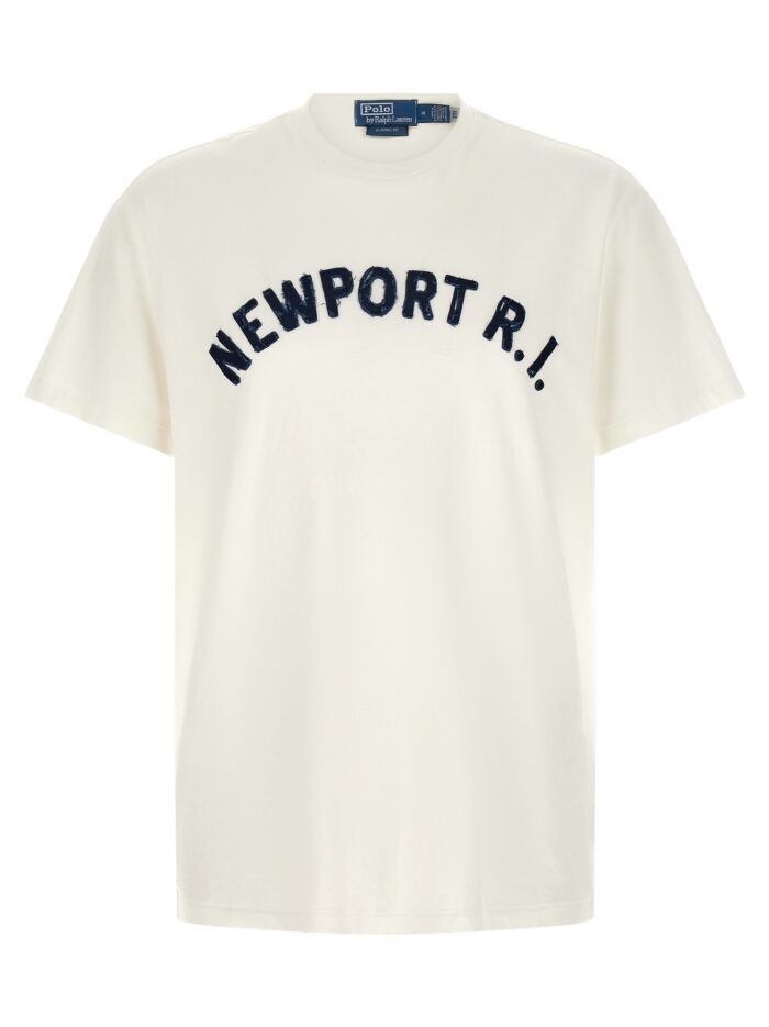 polo ralph lauren aged effect patch t shirt Polo Ralph Lauren Aged Effect Patch T-shirt