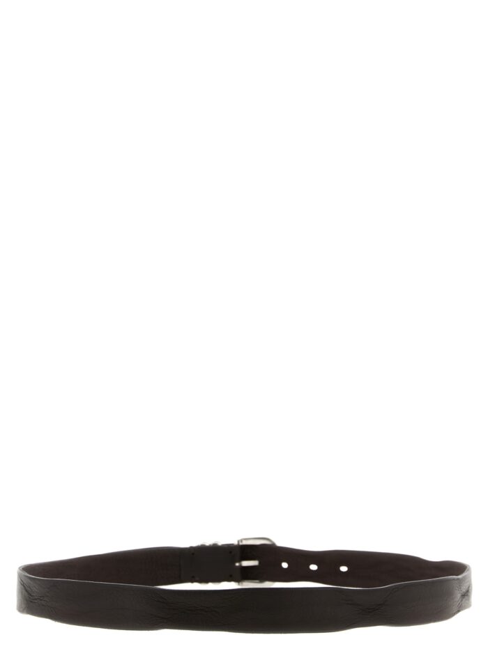 ZERBINI CLAUDIO Aged Leather Belt