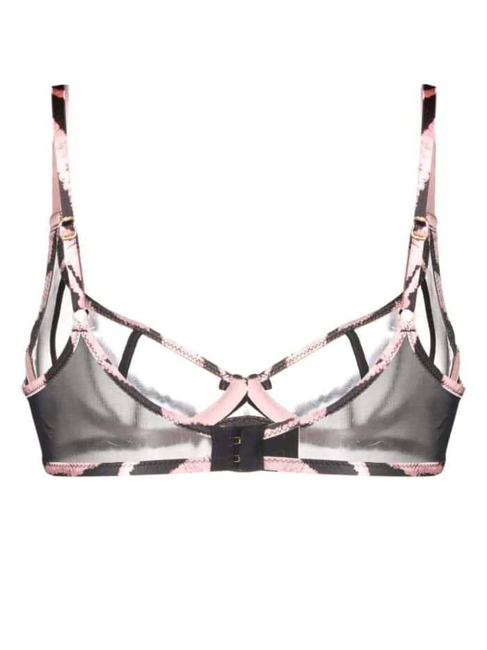 AGENT PROVOCATEUR Ellise Bra Black/pink Tiger