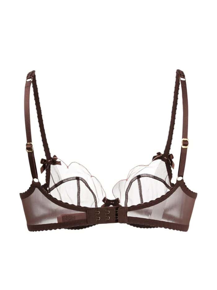 AGENT PROVOCATEUR Lorna Bra Chestnut/peach