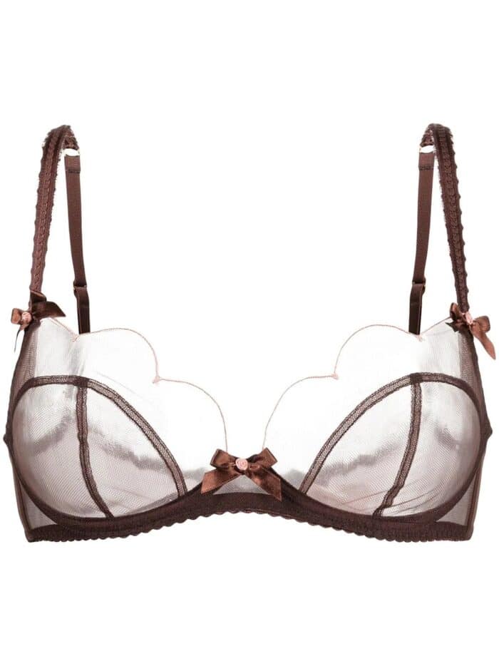 AGENT PROVOCATEUR Lorna Bra Chestnut/peach