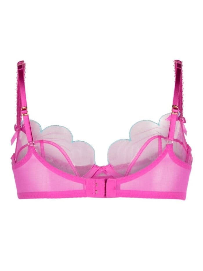 AGENT PROVOCATEUR Lorna Bra Hot Pink/turquoise