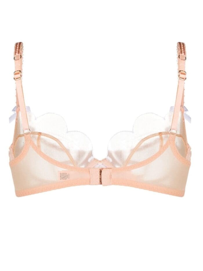 AGENT PROVOCATEUR Lorna Bra Sand/white