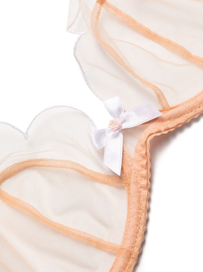 AGENT PROVOCATEUR Lorna Bra Sand/white