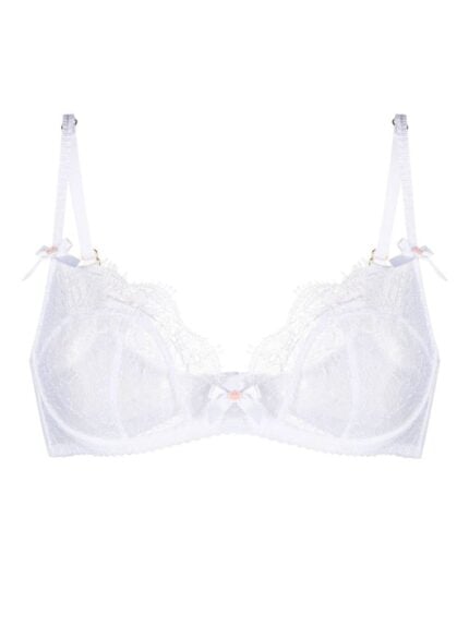 AGENT PROVOCATEUR Lorna Lace Bra White