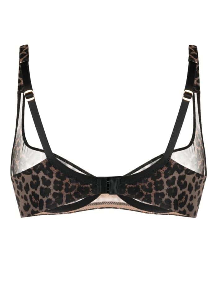 AGENT PROVOCATEUR Lucky Demi Bra Leopard