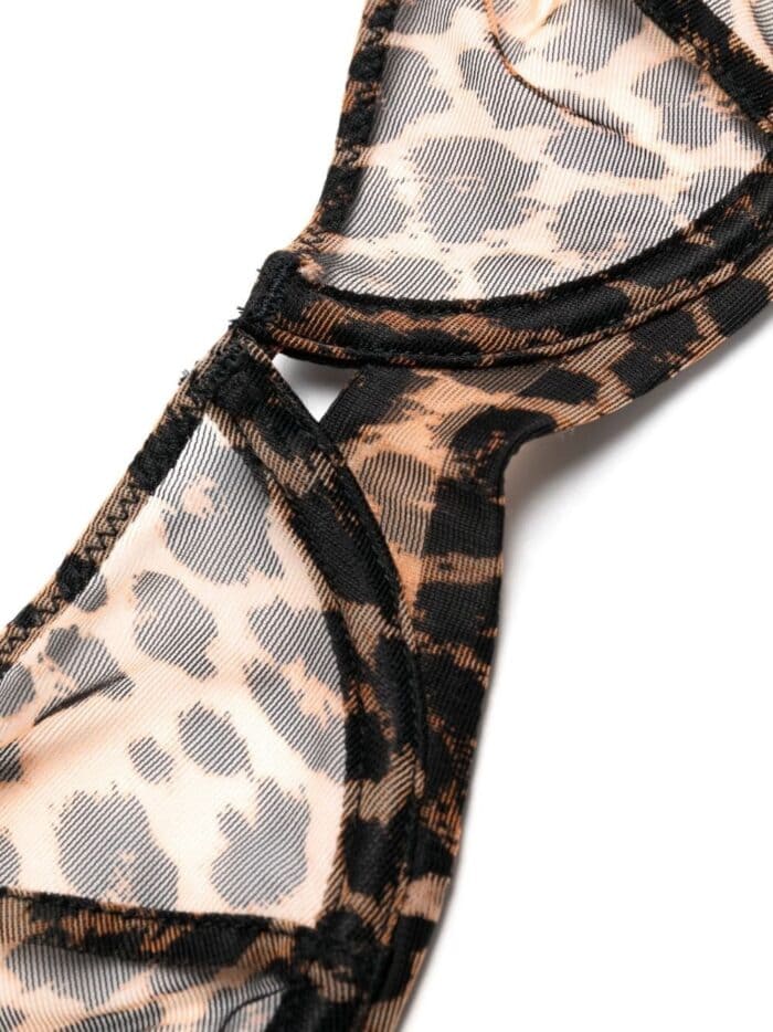 AGENT PROVOCATEUR Lucky Demi Bra Leopard