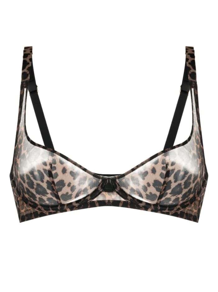 AGENT PROVOCATEUR Lucky Demi Bra Leopard