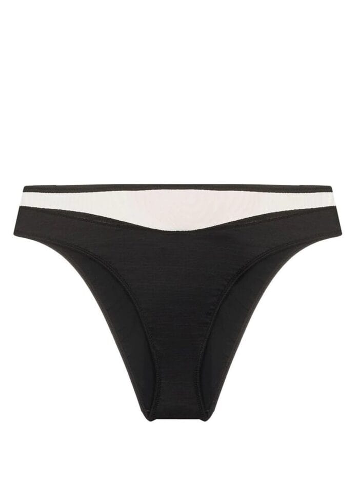 AGENT PROVOCATEUR Lucky High Leg Brief Black