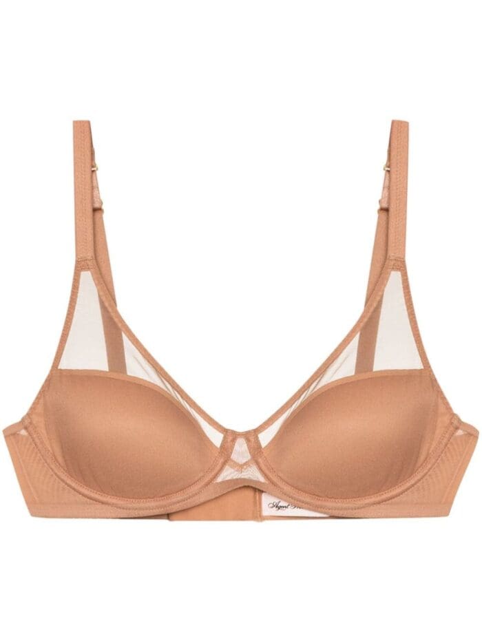 AGENT PROVOCATEUR Lucky Padded Bra Noisette