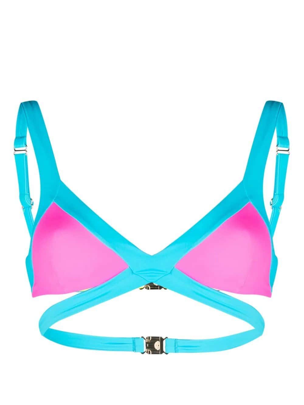 AGENT PROVOCATEUR Mazzy Bikini Bra Blu/pnk/ylw