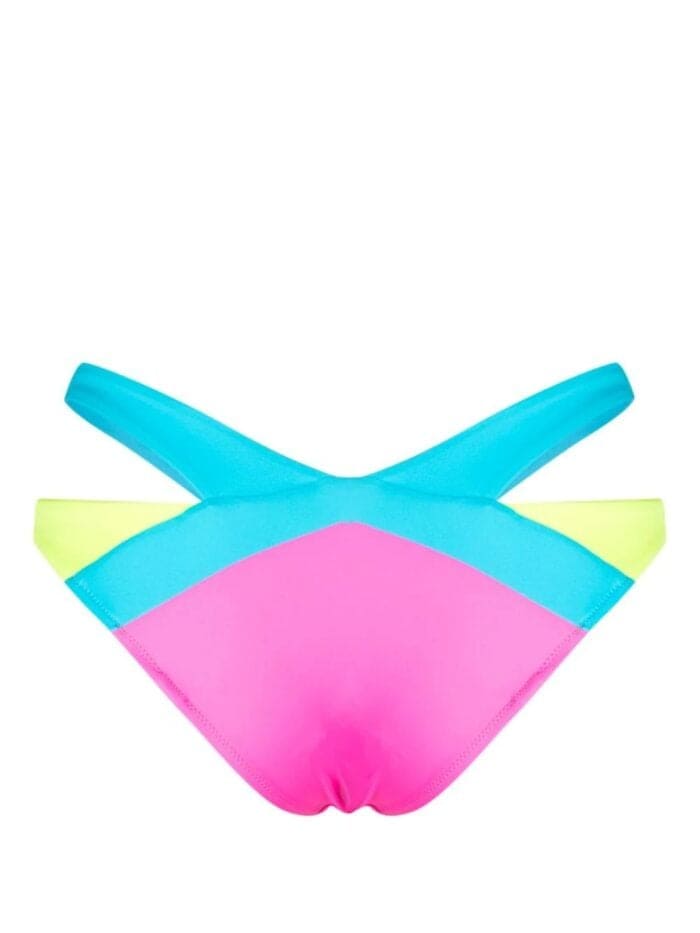 AGENT PROVOCATEUR Mazzy Bikini Brief Blu/pnk/ylw