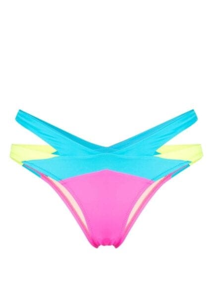 AGENT PROVOCATEUR Mazzy Bikini Brief Blu/pnk/ylw