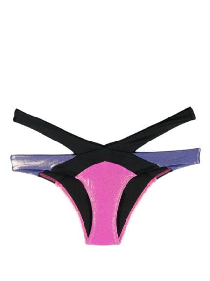 AGENT PROVOCATEUR Mazzy Bikini Brief Pink/cobalt