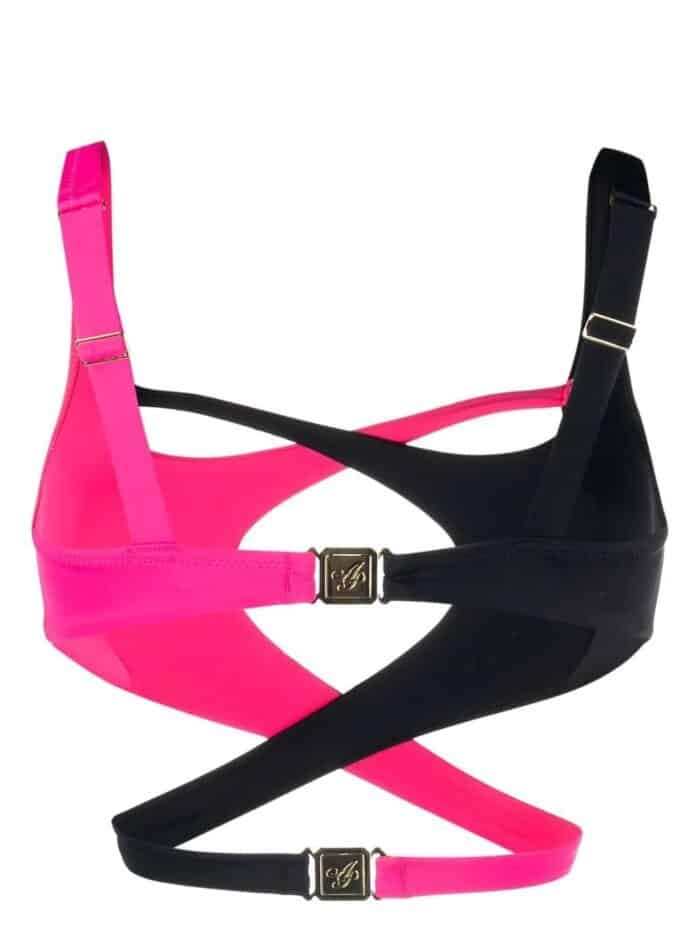 AGENT PROVOCATEUR Racy Bikini Bra Black/pink/red