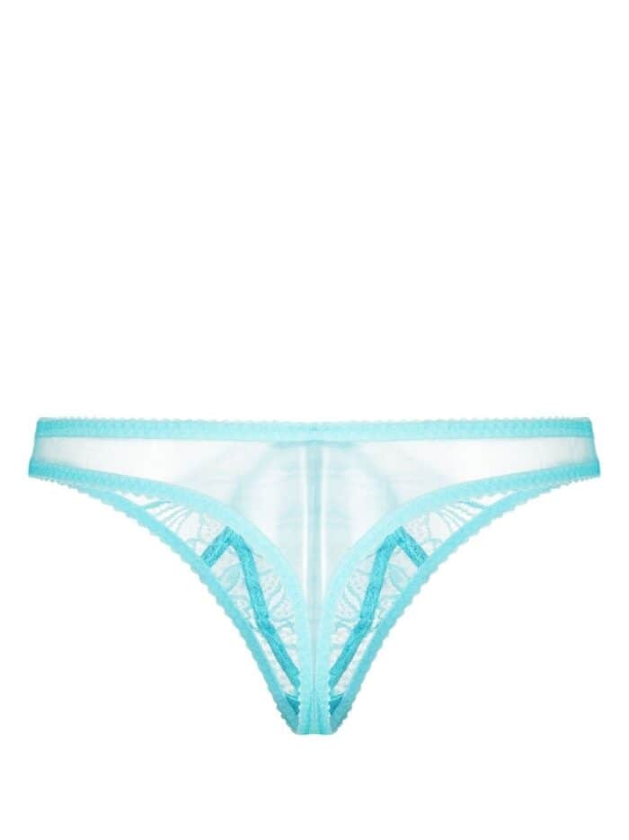 AGENT PROVOCATEUR Rozlyn Thong Turquoise