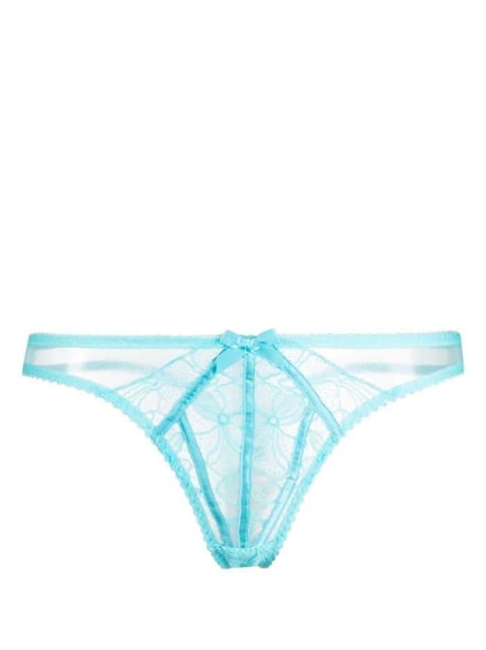 AGENT PROVOCATEUR Rozlyn Thong Turquoise