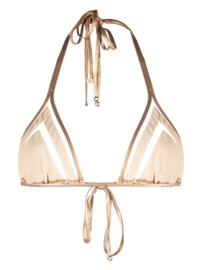 AGENT PROVOCATEUR Tora Bikini Bra Gold