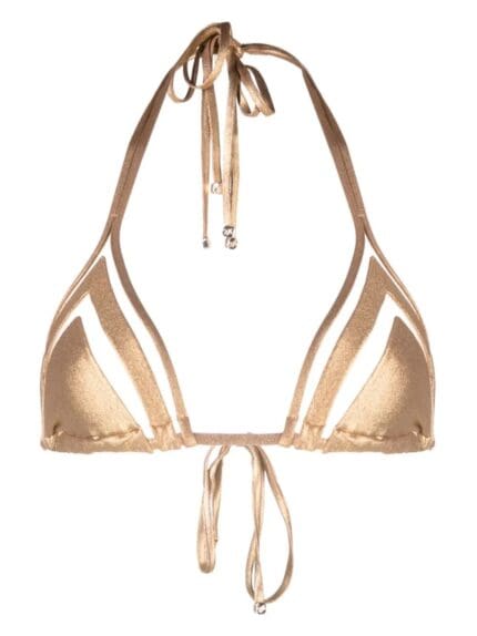 AGENT PROVOCATEUR Tora Bikini Bra Gold