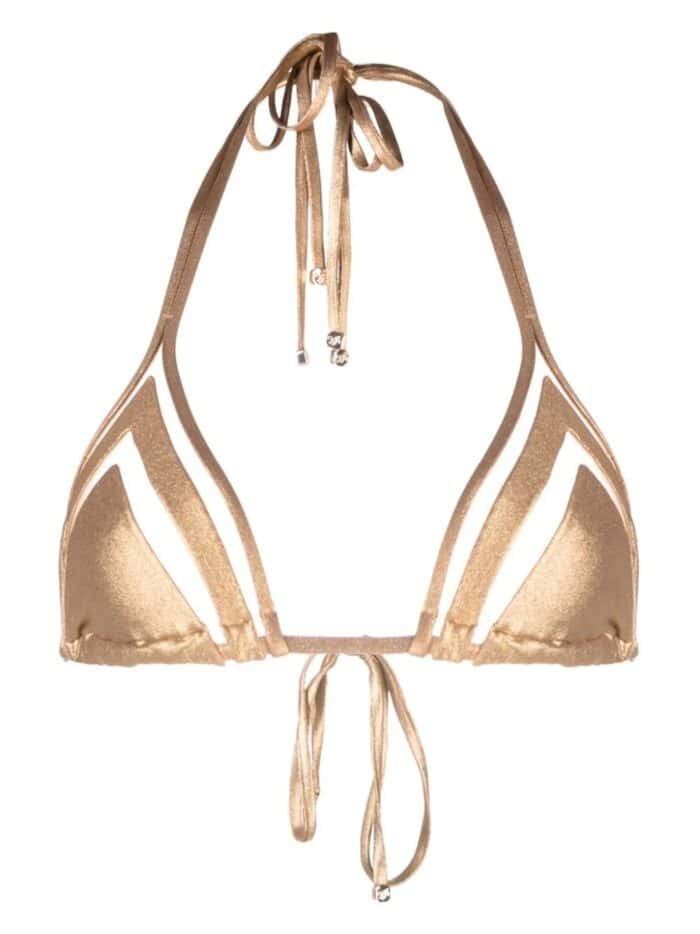 AGENT PROVOCATEUR Tora Bikini Bra Gold