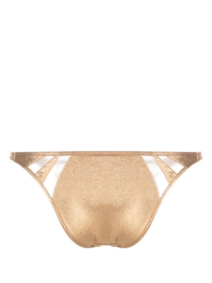 AGENT PROVOCATEUR Tora Bikini Brief Gold