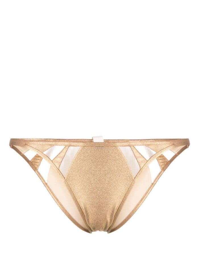 AGENT PROVOCATEUR Tora Bikini Brief Gold