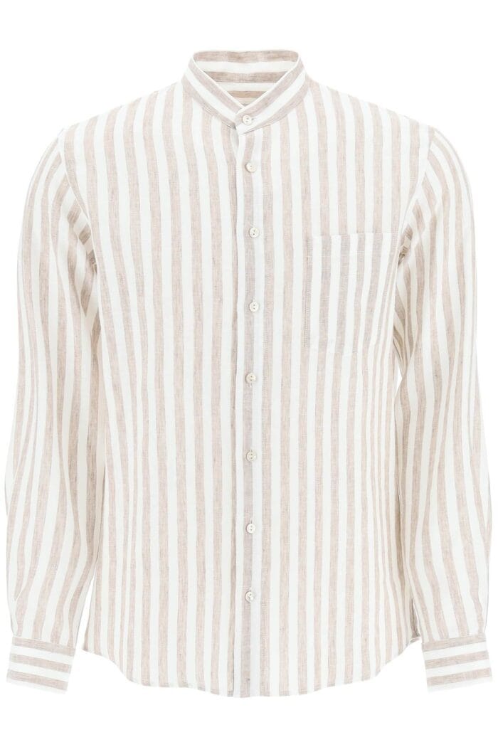 Agnona Striped Linen Shirt