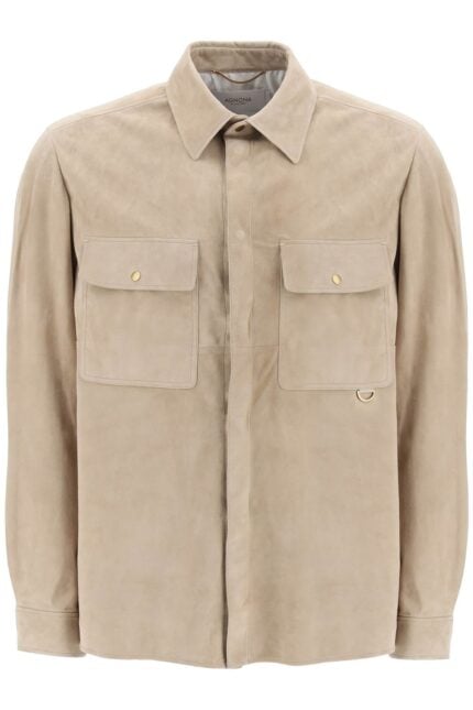 Agnona Suede Overshirt