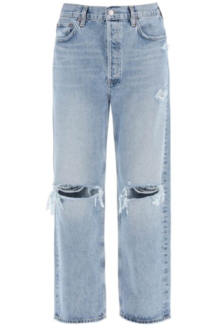 AGOLDE 90's Destroyed Jeans With Distressed Details