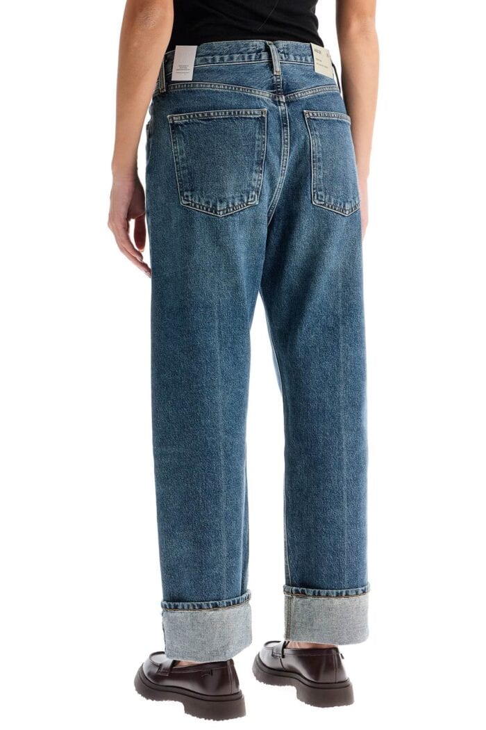 AGOLDE Ca Straight Low-waist Jeans By Fran