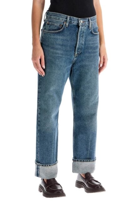 AGOLDE Ca Straight Low-waist Jeans By Fran